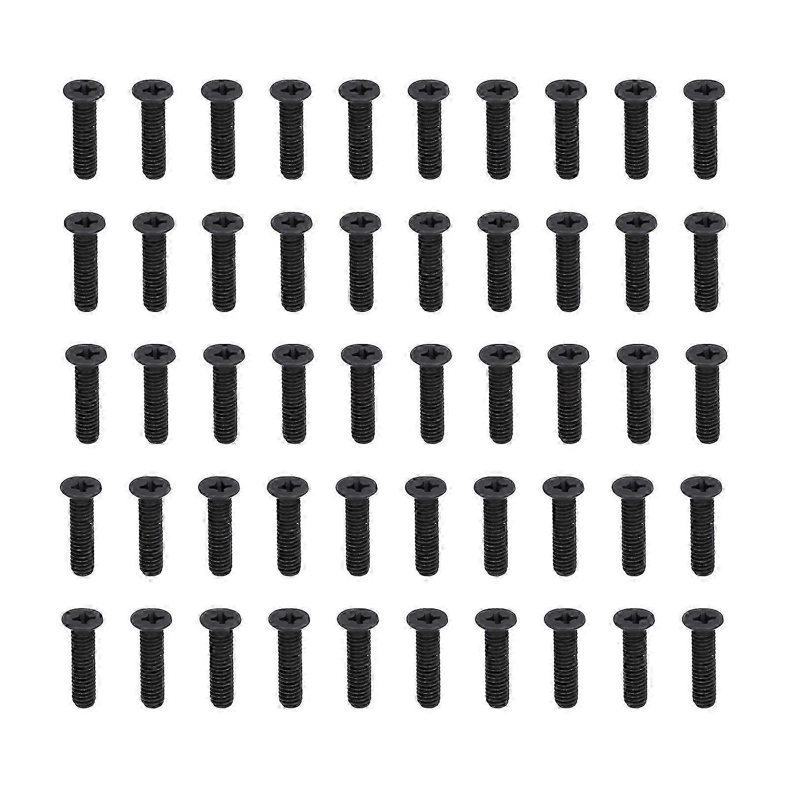 DTCY 50Pcs Countersunk Screw Flat Cross M4 A2‑70 Connection Part for Repair MaintenanceM4x16