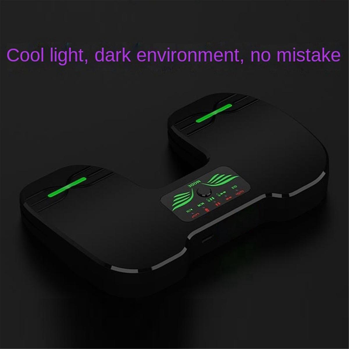Wireless Foot Pedal Double Switch Music Page Turner Silent Foot Pedal for Tablets Smartphones Recha
