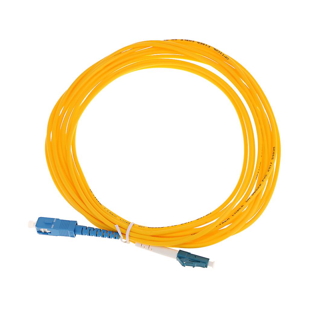 SC to LC Singlemode Single Core Fiber Optical Patch Cable Cord Line 5 Meter