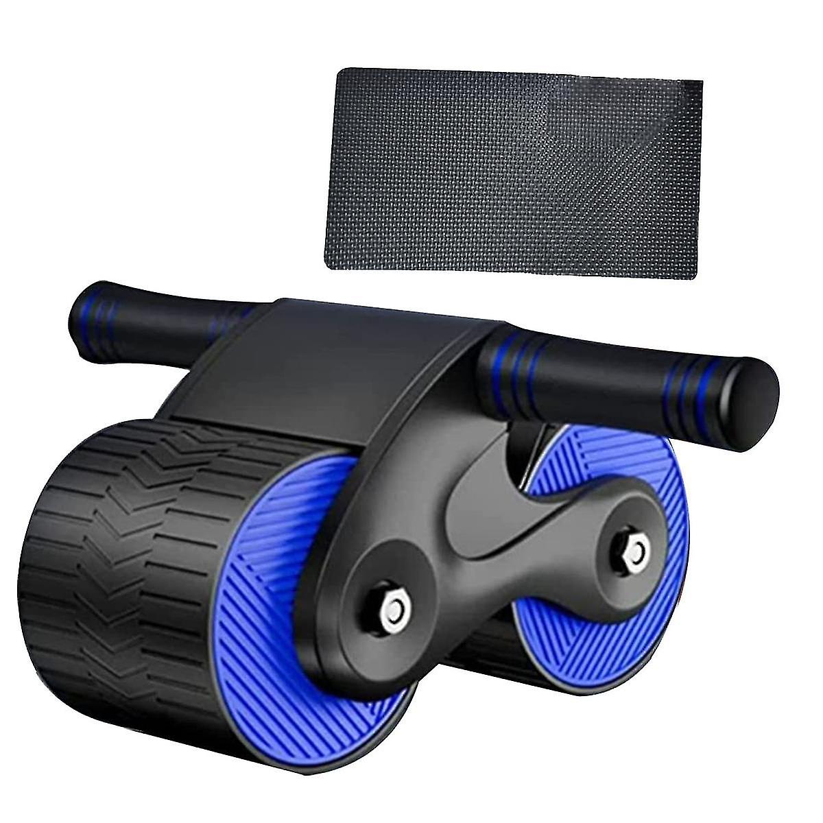Automatic Aabdominal Roller Wheel Home Abdominal Exerciser With Knee Pads For Beginners Home Gym -a