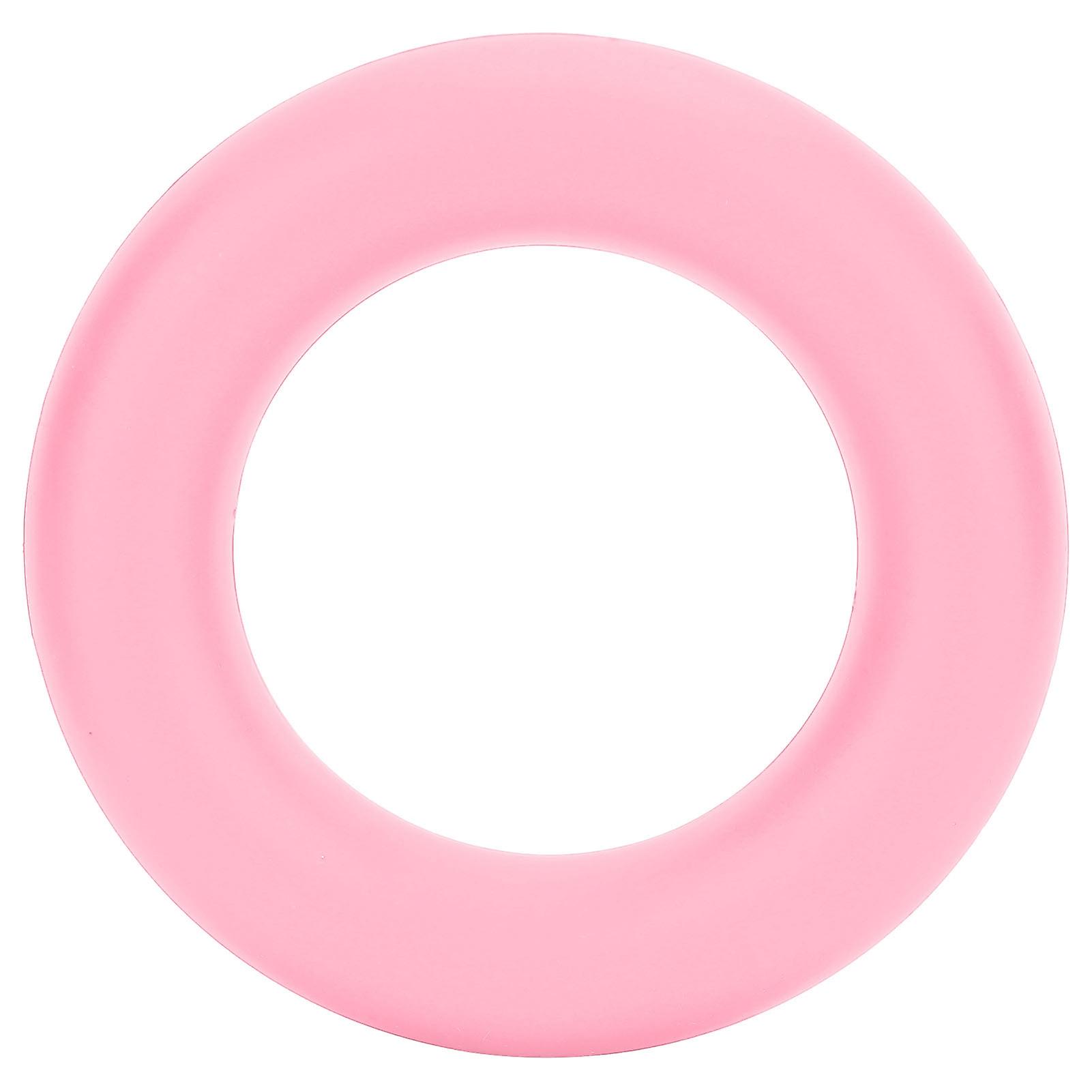 Support de canette rond en caoutchouc pour machine à coudre, outil de rangement mignon pour bobines en métal et plastique, rose