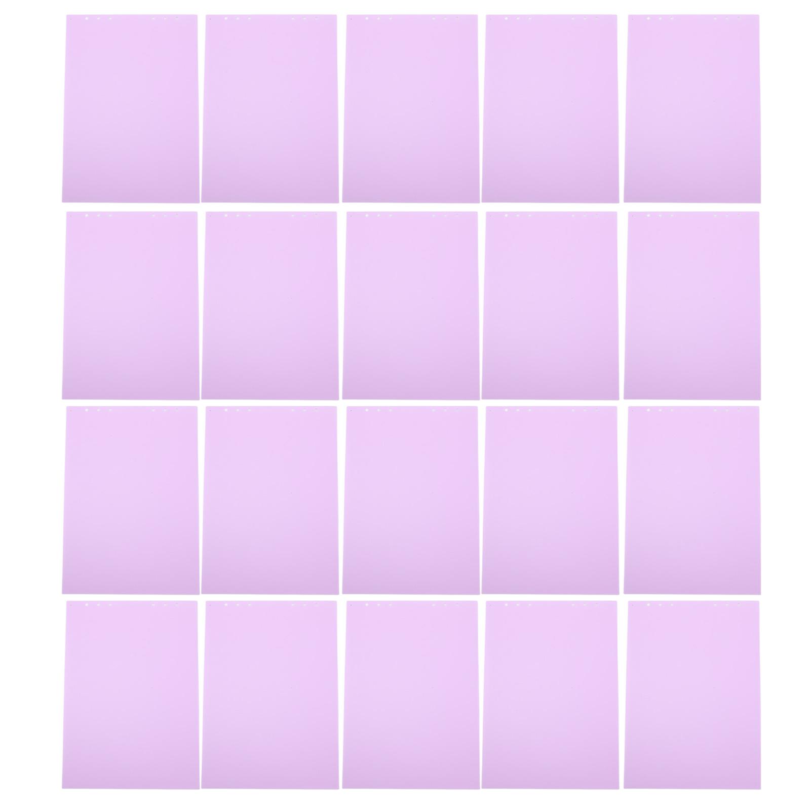 20Pcs PP Plastic Paper Covers for Presentation A4 Binding Business Documents School Projects