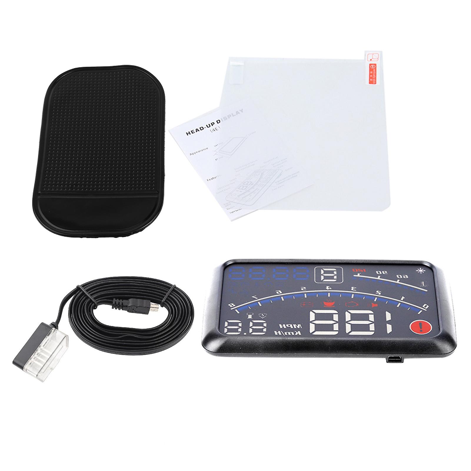 HUD Car Display: Universal Plug and Play Speed Limit Warning