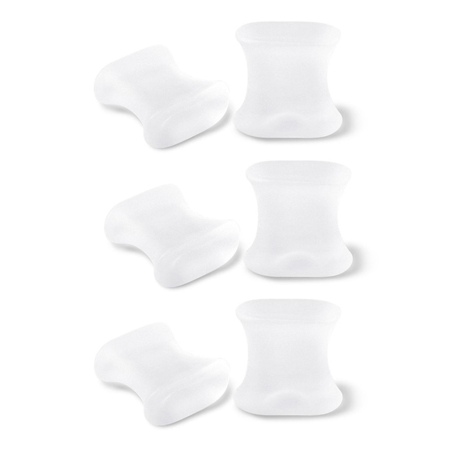 6 Pairs Toe Separator Straighten Crooked Toes Overlapping Toes Hammer Toes Orthotics Toe Spreader