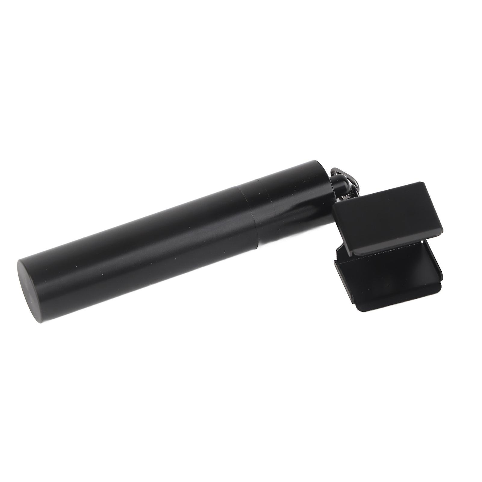 3-in-1 Portable Pool Cue Chalk Holder with Tip Pricker - Black