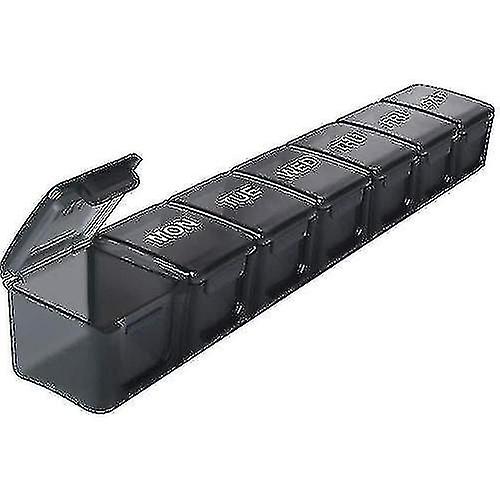 Large Pill Organizer For Travel, Weekly Pill Box