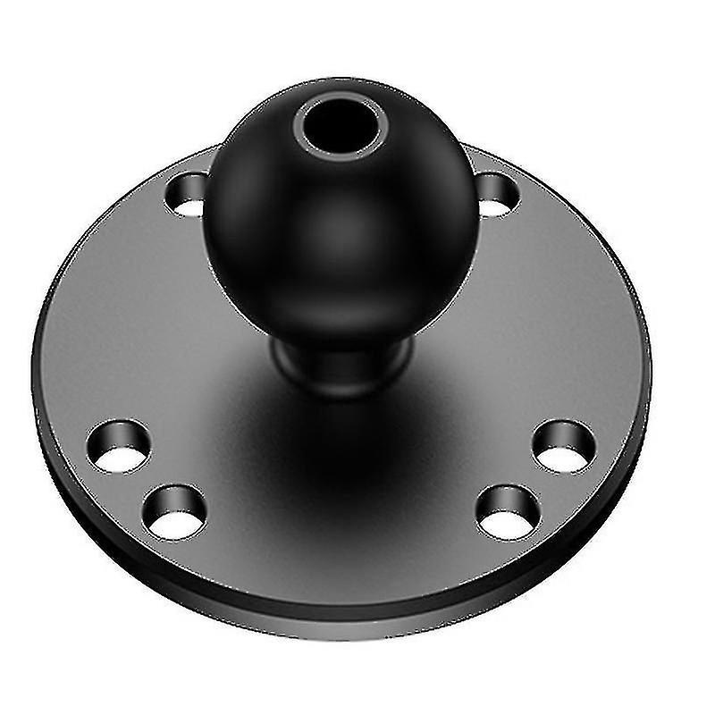 Aluminum Round Mounting Base, 1 Piece, Black