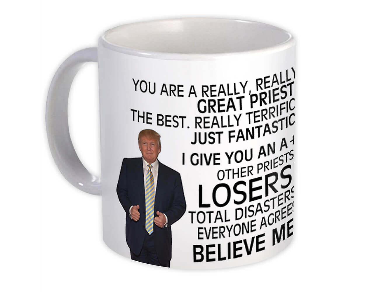 Gift Mug: PRIEST Funny Trump Great