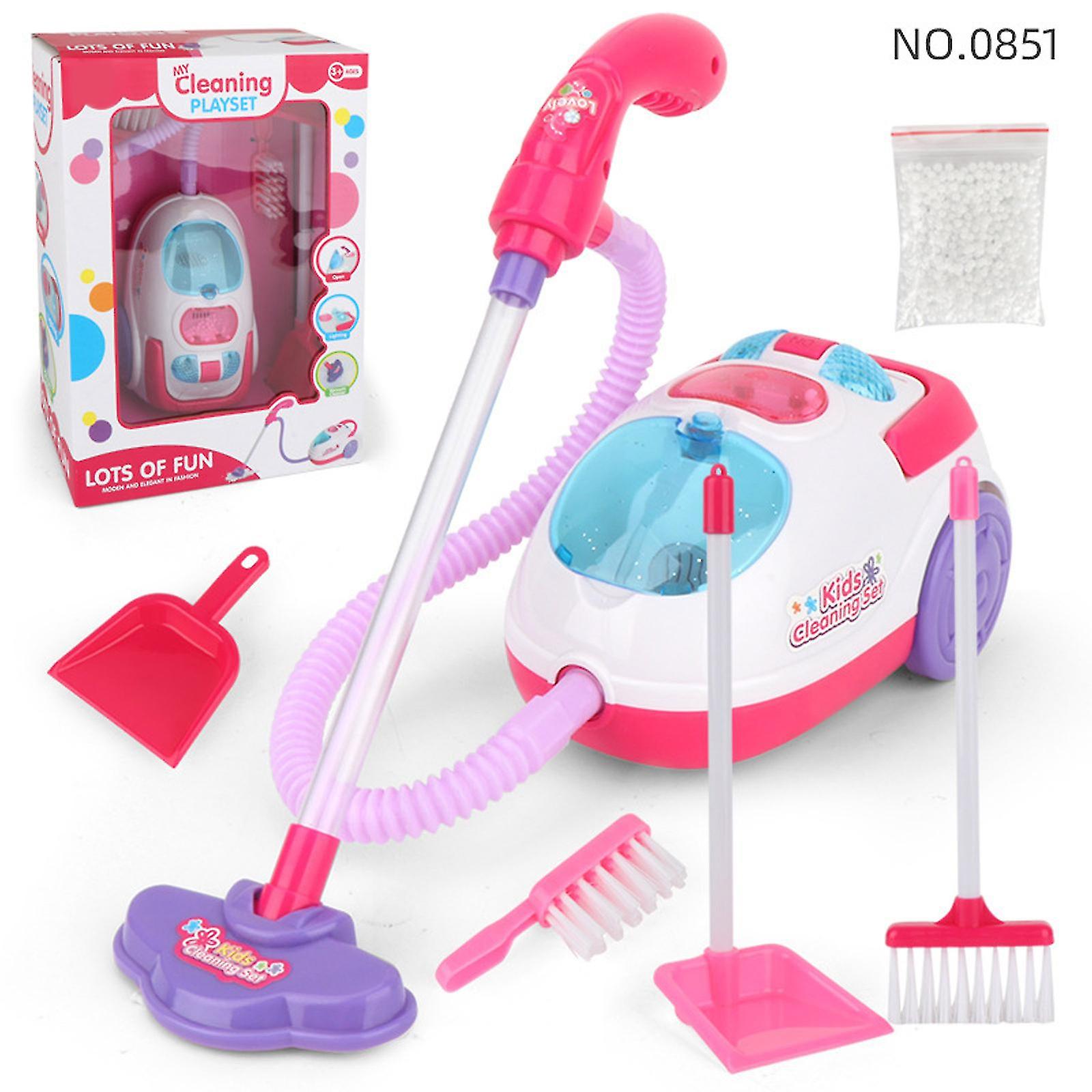 Kids' Electric Vacuum Cleaner with Light and Sound, Realistic and Fun Toy for Role Play and Pretend Play