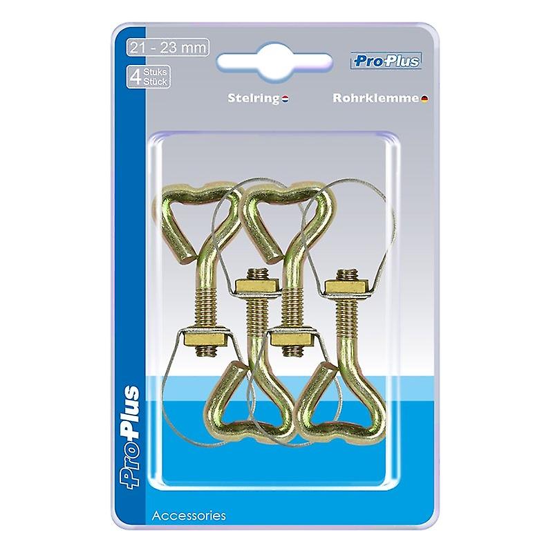 Fascetta stringitubo 21-23mm 4 pezzi in blister