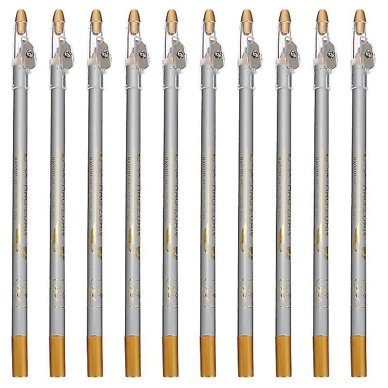 10pcs Eyeliner With Sharpener