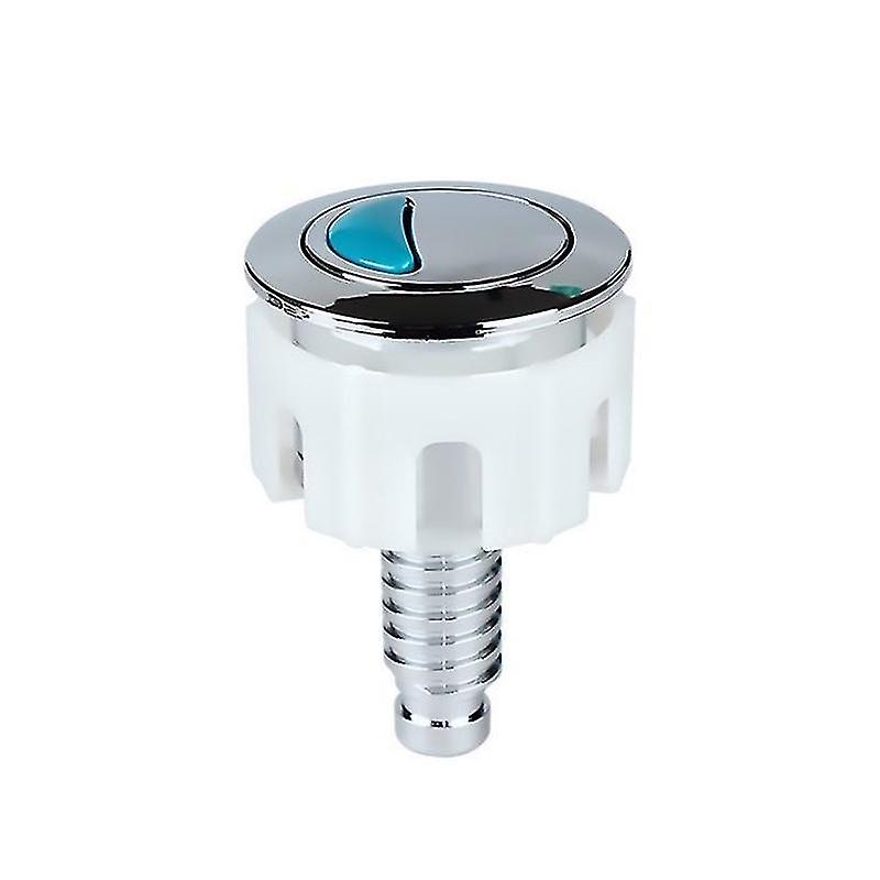 Toilet Push Button Dual Flush Water Saving Chrome For Ideal Cistern Tank Parts