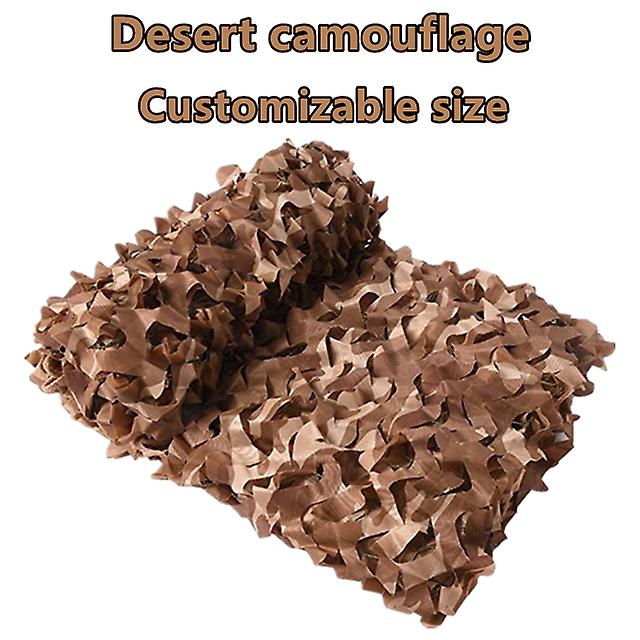 Mj Desert Military מחוזק הסוואה רשת חול בז '150d בד אוקספורד, מתאים לגינה בצל חיצוני נסתר רשת טרסה