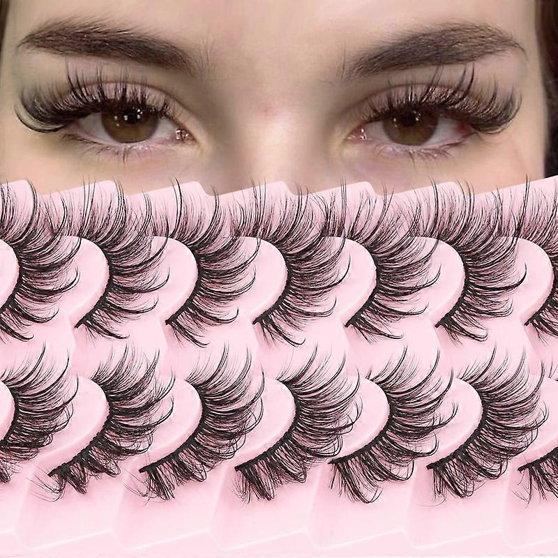 Natural Eyelashes Spikes Lash Extensions Fluffy False Eyelashes