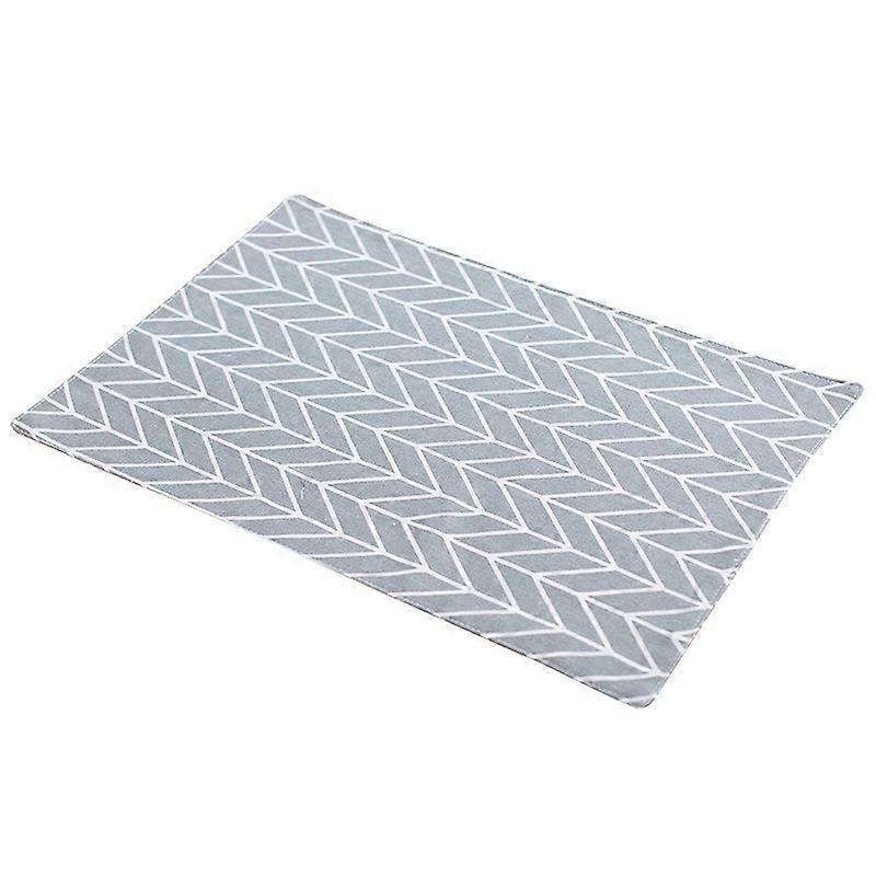 2 packs, table mat, kitchen tablecloth, table protector, easy to clean, washable, gray