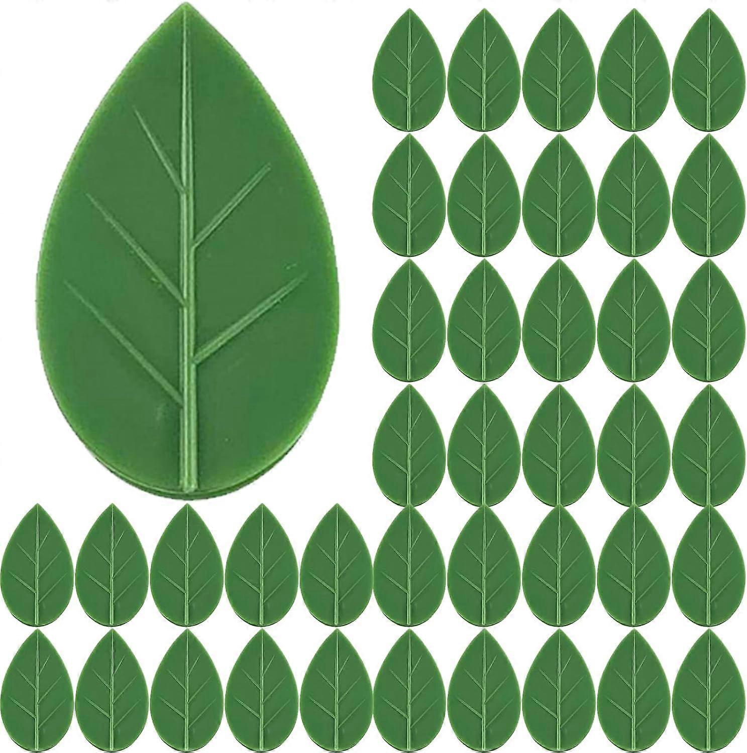 40 plant clips (leaf shaped), self-adhesive plant wall climbing fixin
