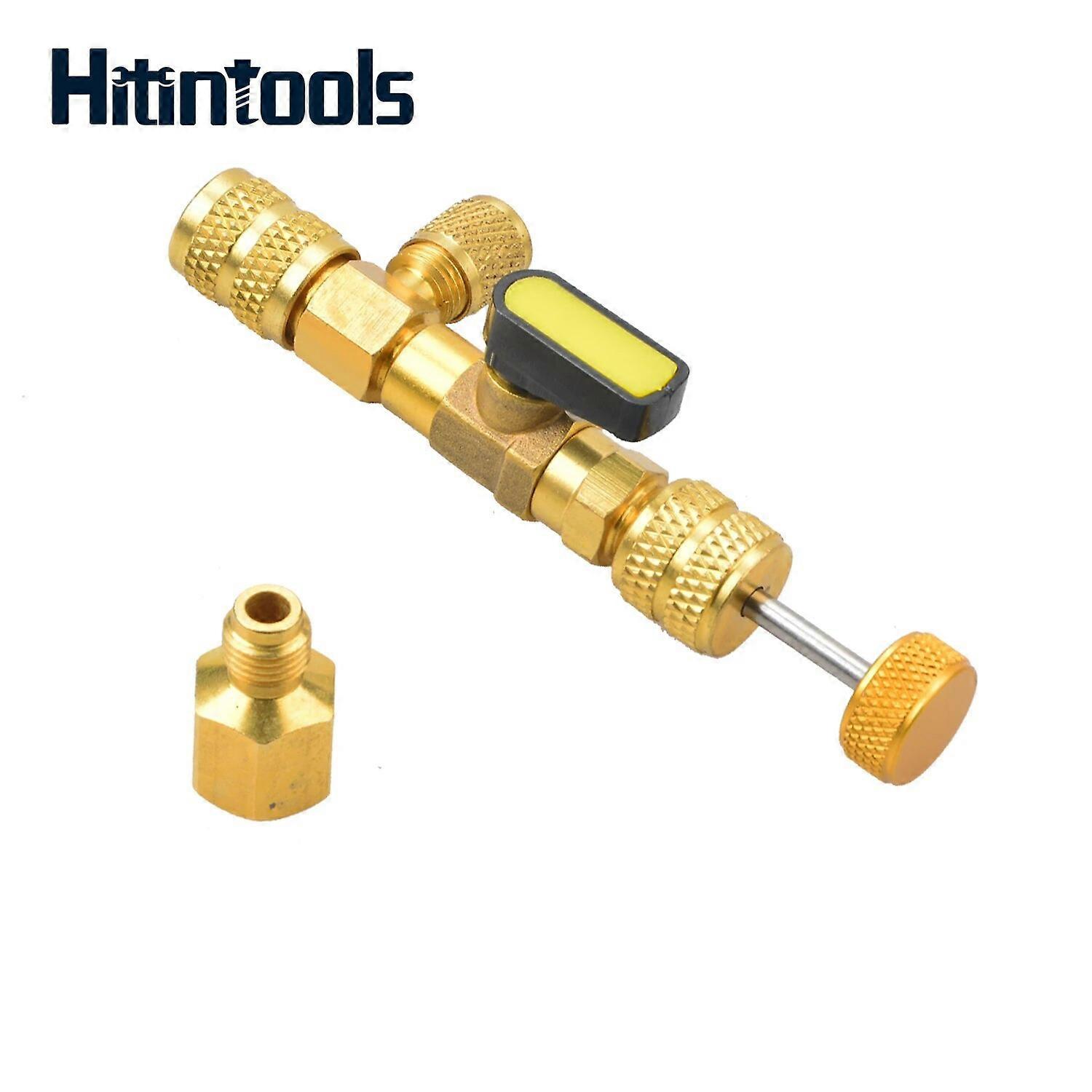 Spool Removal Installation Tool R410A R22 with Dual Size SAE 1/4 and 5/16 Port Removal Automotive Valve Spool Tool No.44455