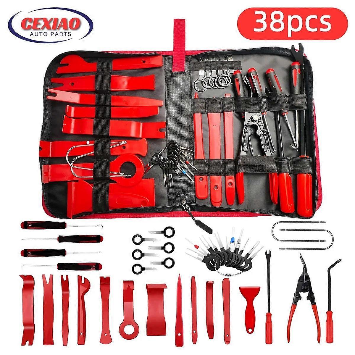 Car Pry Removal Tool Car Audio Repair Tool Car Clip Rivet Fastener Door Panel Trim Removal Tool Auto Interior Disassembly Tools FN9U4443