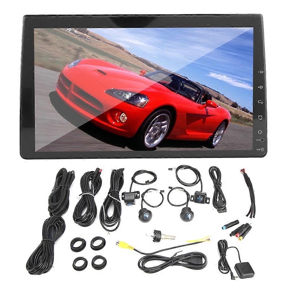 10in Car MP5 Player 2.5D Touch Screen 360 Degree Panoramic Voice Navigation 2+32G for Android E2U711