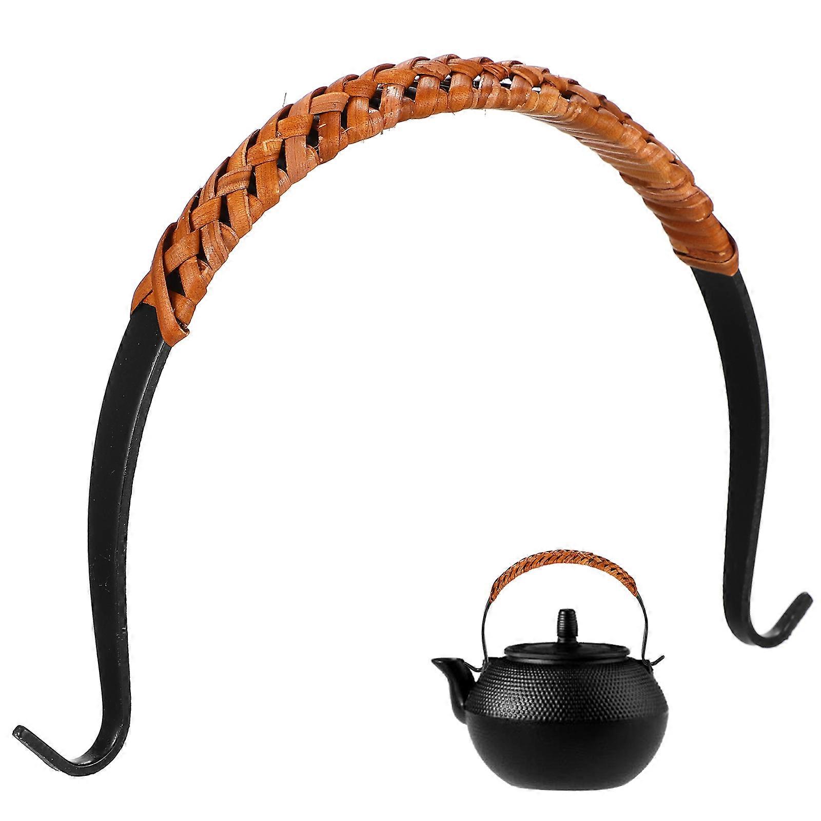 Japanese Tea Kettle Water Kettle Handle Pot Grip Replacement Teapot Replacement Parts Rattan Pot Handle Chinese Teapot Handle