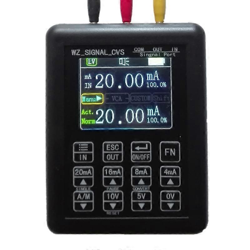 High Precision Adjustable Current Voltage Analog Simulator 0-10v 4-20ma Signal Generator Sources Transmitter Calibrator
