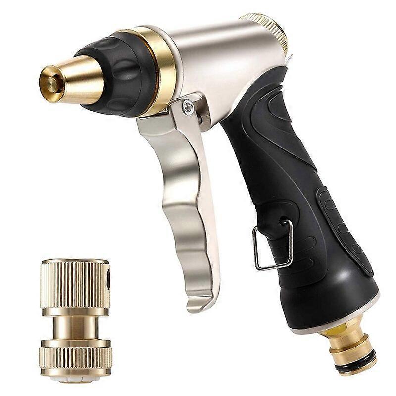 Garden Hose Nozzles Kit 4 Watering Patterns High Pressure Spray Nozzle for Garden Watering Lawn Washing