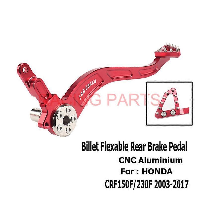 Motorcycle Cnc Billet Flexable Rear Foot Brake Lever Pedal For Honda Crf150f Crf230f Crf 150f 230f 03 04 05 2006 2007 2008- 2018