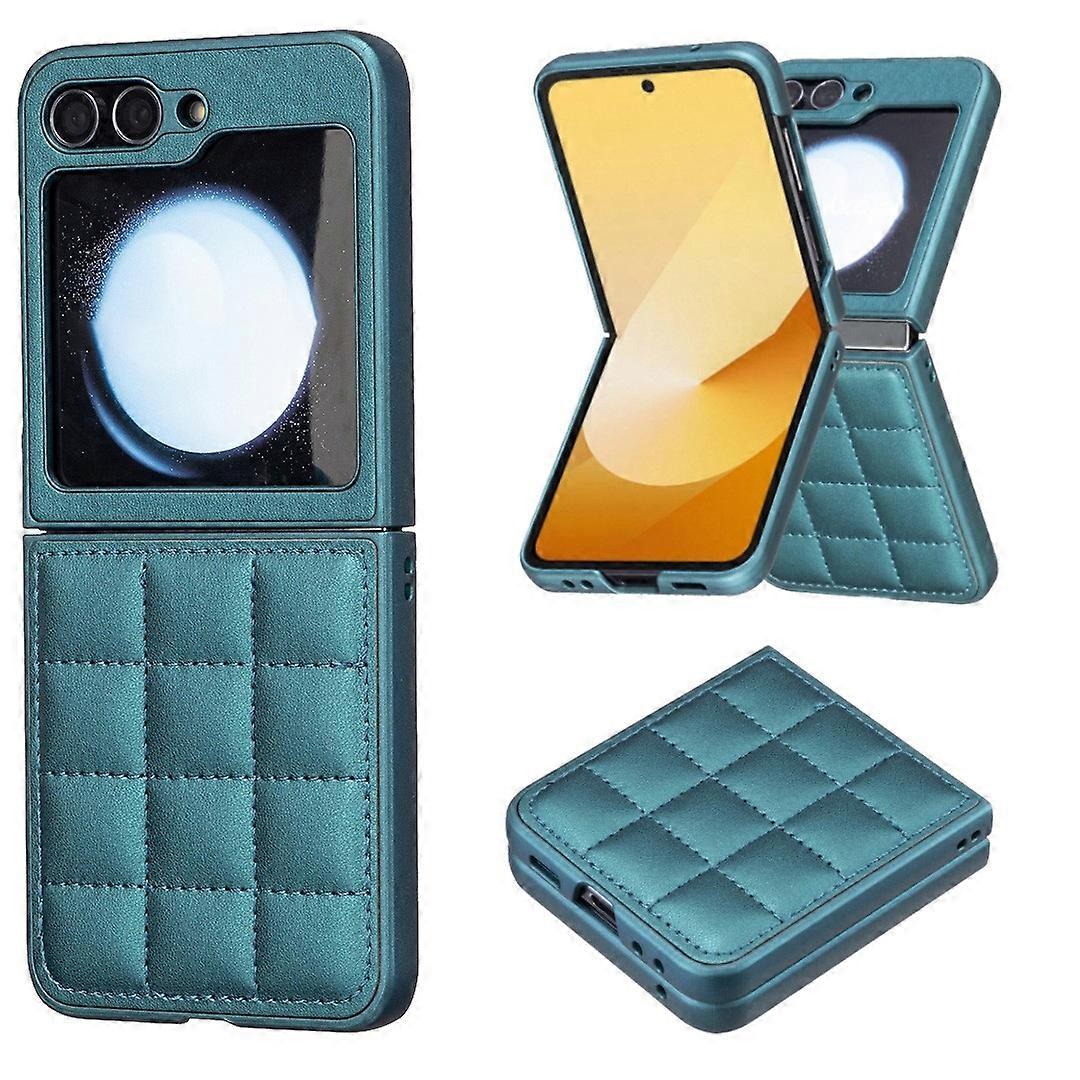 Square-shaped Leather Phone Case For Samsung Galaxy Z Flip6