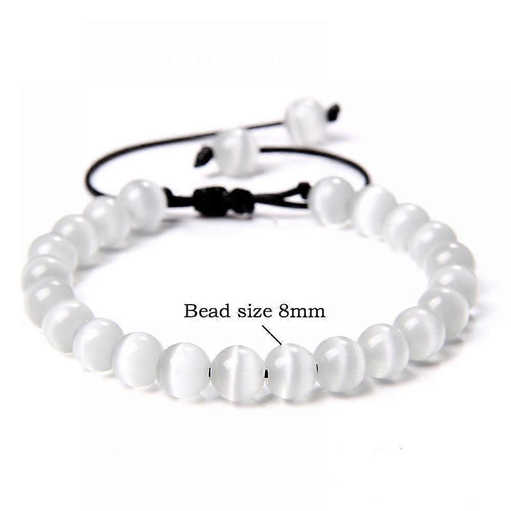 Bracelet - White Cat's Eye
