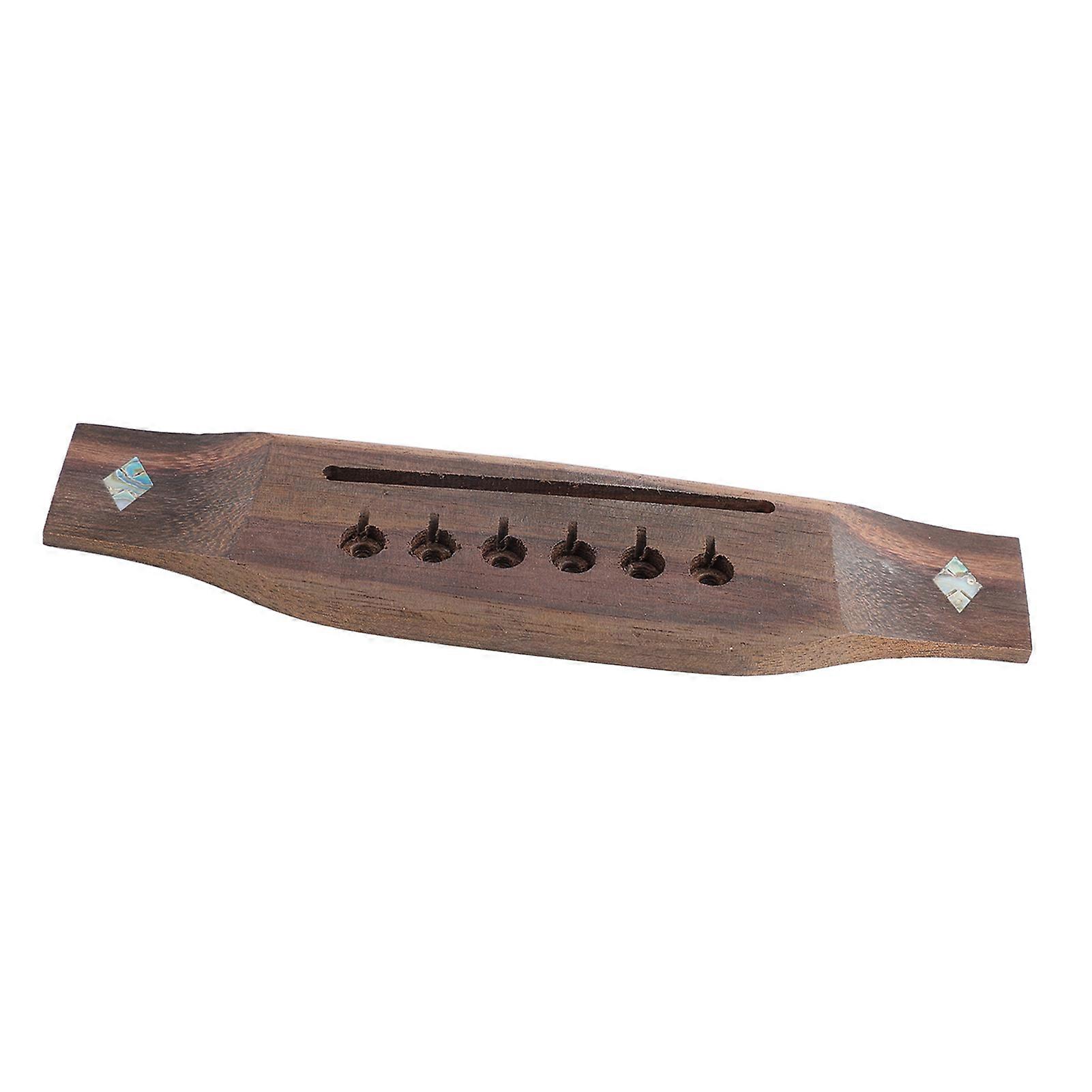 6-Piece Pure Bone Guitar Bridge Pins With Abalone Dot Inlay - For Acoustic Guitar-330506