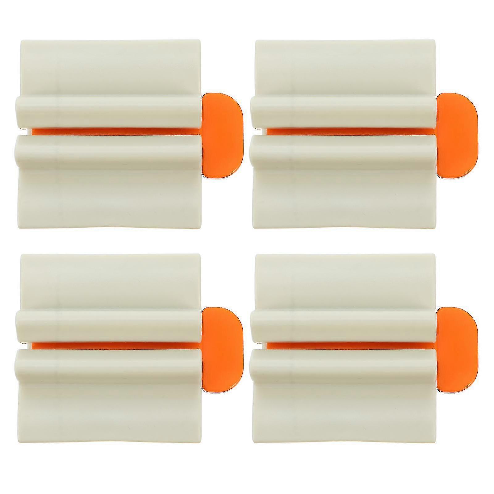 4pcs Bathroom Toothpaste Tube Squeezer Face Cleanser Extruding Gadgets