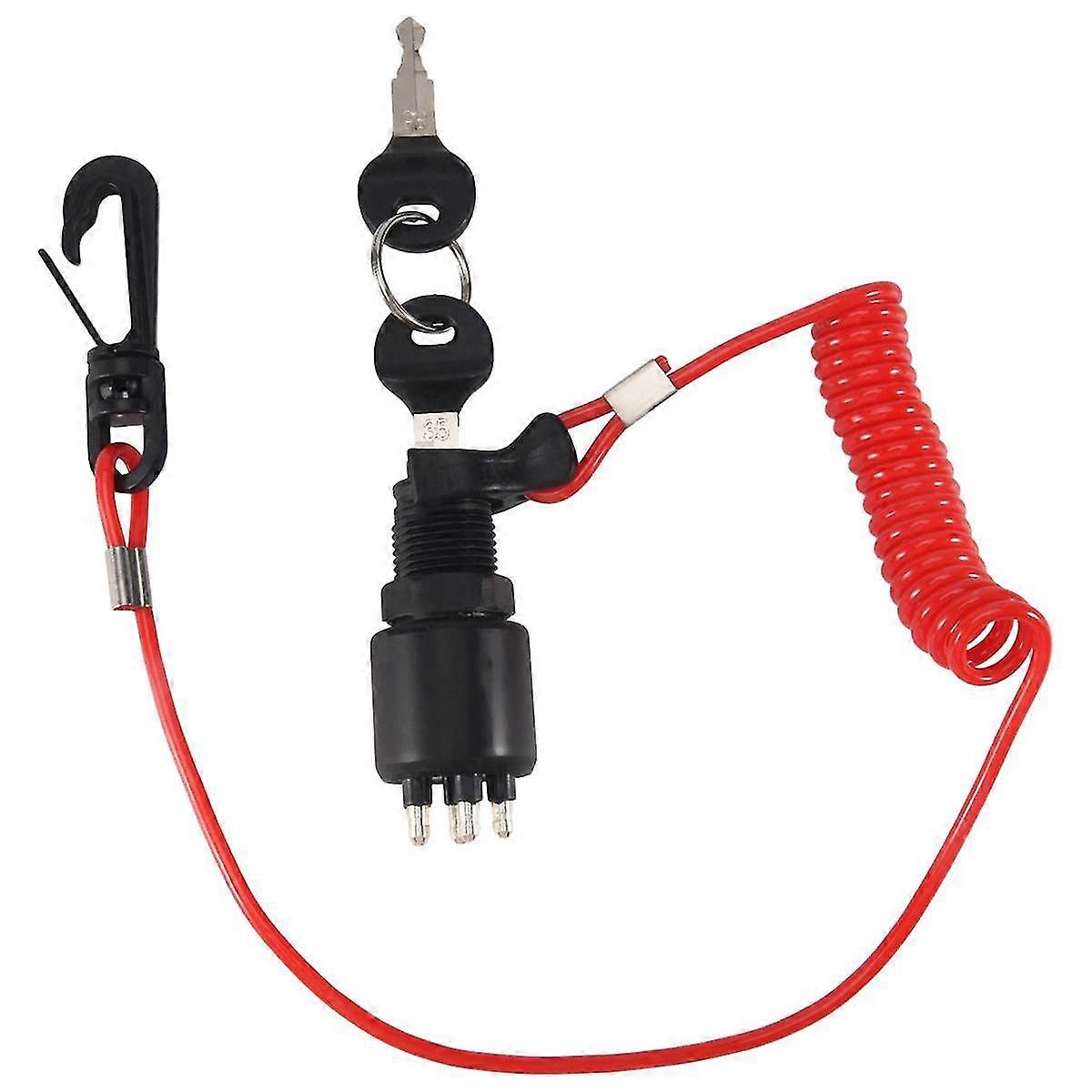 Buy Boat Kill Switch Key Lanyard For/ Evinrude/Johnson/Tether Duable in , for C $12.05