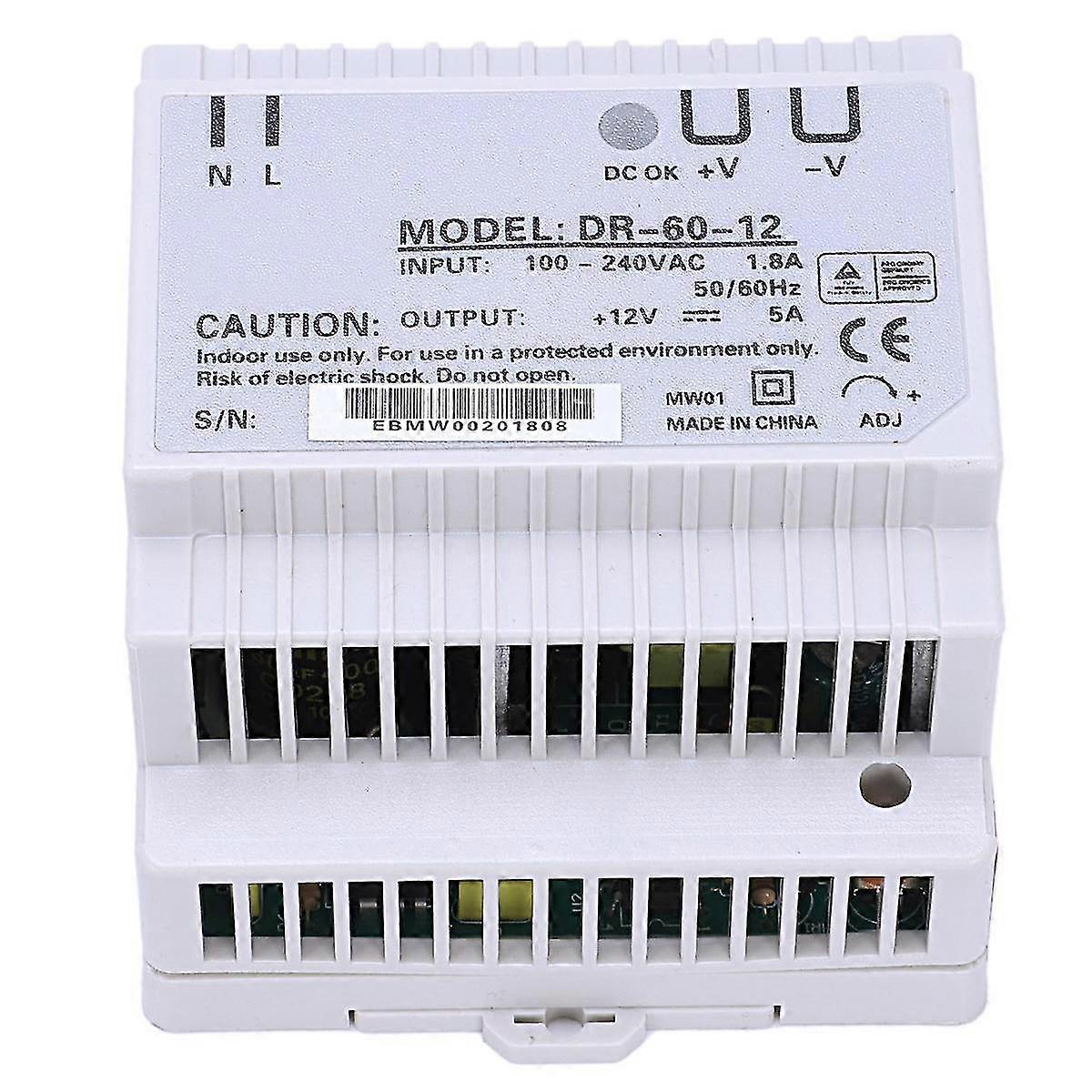 Din rail power supply 60w 12V ac dc converter dr-60-12 power suply 12v 60w good quality