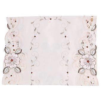 New Table Runner Embroidered Floral Table Cloth Pattern:#2 Flower Size:40x150cm