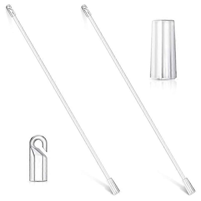 Venetian Blinds Pulling Rod with Replacement Rod Heads Set Accessory