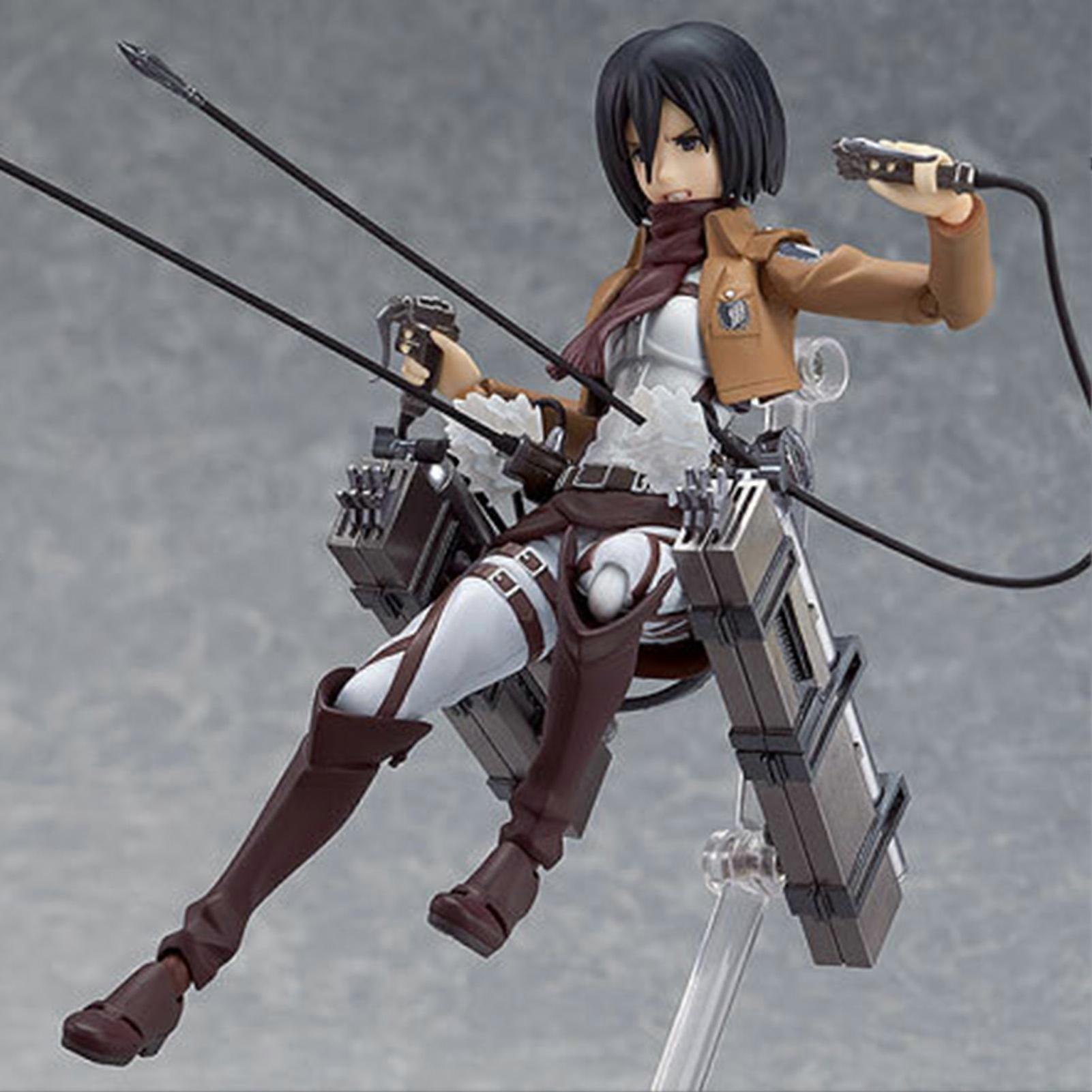 進撃の巨人 リヴァイ・ミカサ エレン・アッカーマン PVCフィギュア