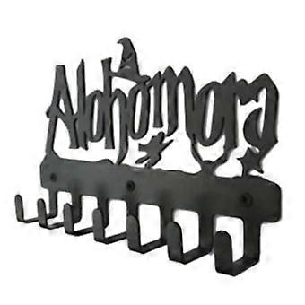 Alohomora Letter Key Holder Multipurpose Metal Wall Mounted Hooks for Home Living Room Bedroom