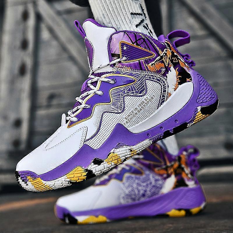 New Basketball Shoes Male Teenagers Students Combat Cement Combat