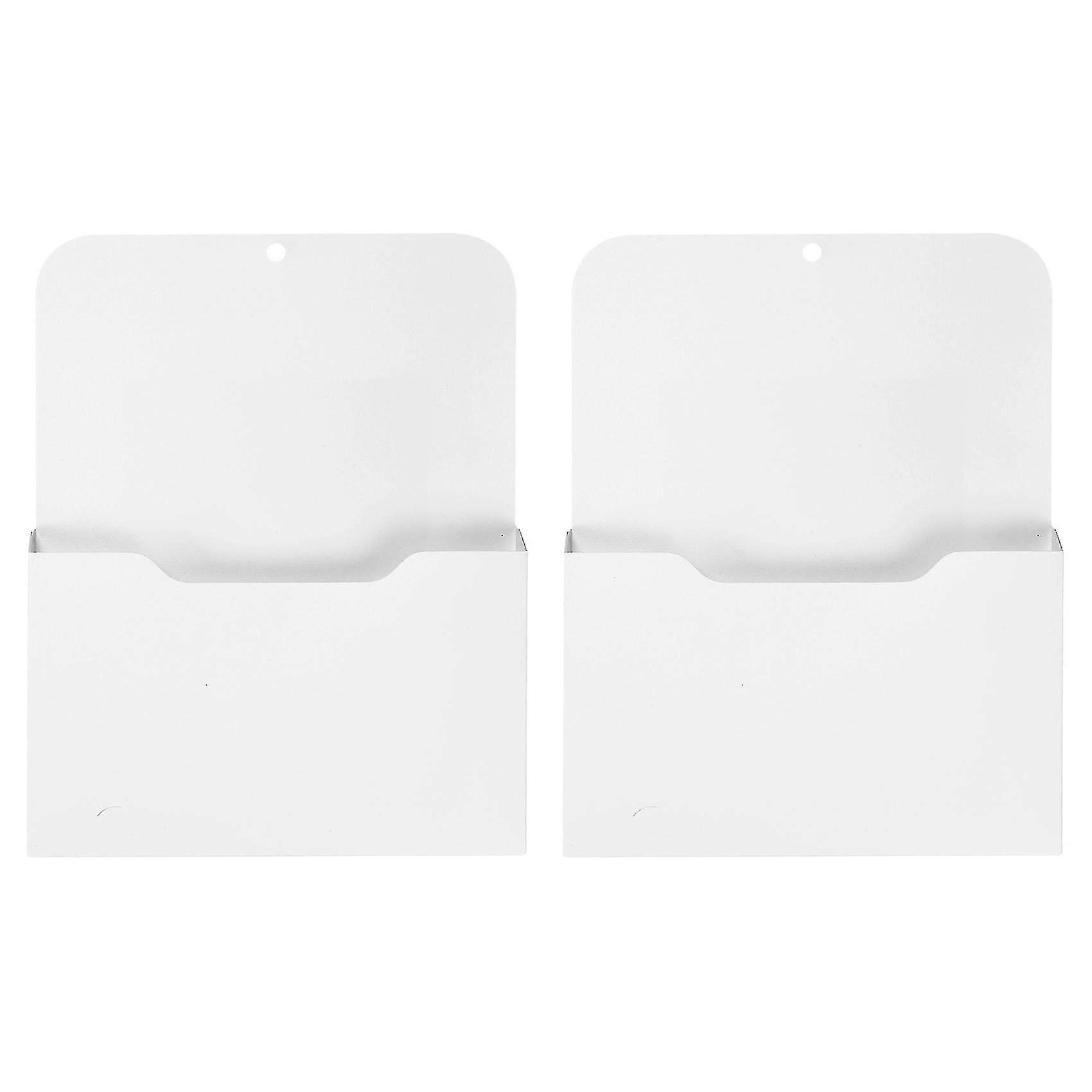 حامل ملف مغناطيسي - حامل ورق ، منظم جيب ، تخزين منظم ملف الحائط المعلق ، البريد أو