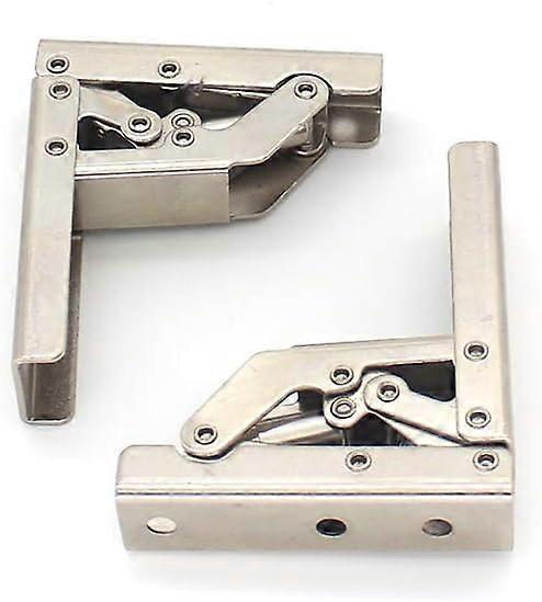 2 Pieces of Thickened 90 Degree Folding Hinge Bracket Connecting Cabinet Hinge Hidden Bracket Table Frame Furniture Accessories,2024 Ping