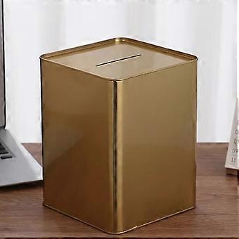 Luxus Gold Sparschwein Erwachsene Große Spardosen Münze Geldkassette Gelddose Safe Große Metall Spardose für Kinder Geburtstagsgeschenkideen
