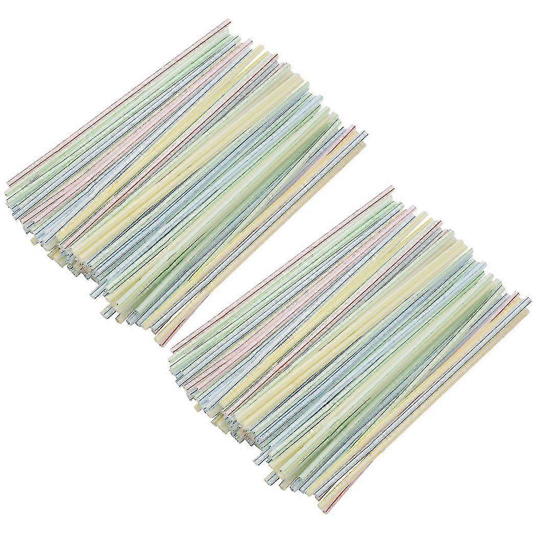 2000pcs Disposable Flexible Straws Plastic Drinking Supplies