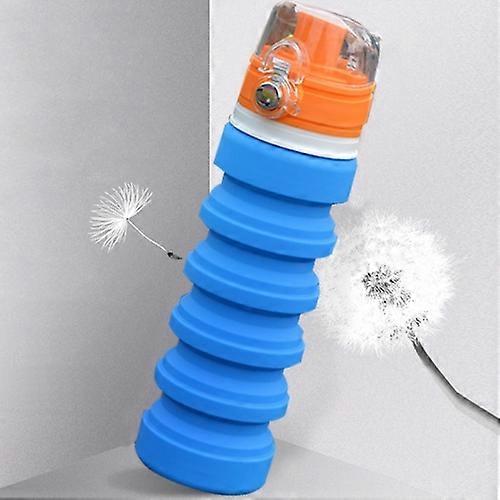500mL kültéri utazás szilikon összecsukható vízforraló teleszkópos csésze sport ivópalack