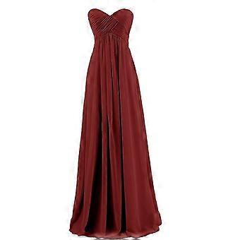 Chiffon Bridesmaid Dresses Wedding Party Prom Gown dress plus size Burgundy  Bridesmaid Dresses Ladies Long Gowns black | Fruugo UK