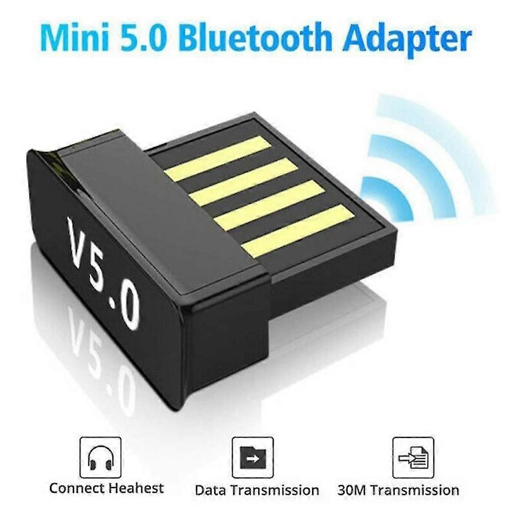 Usb Bluetooth 5.0 Adapter For Pc Laptop Receiver For Windows 7/8/10