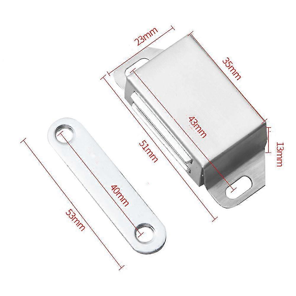 4pcs Large Stainless Steel Cabinet Suction