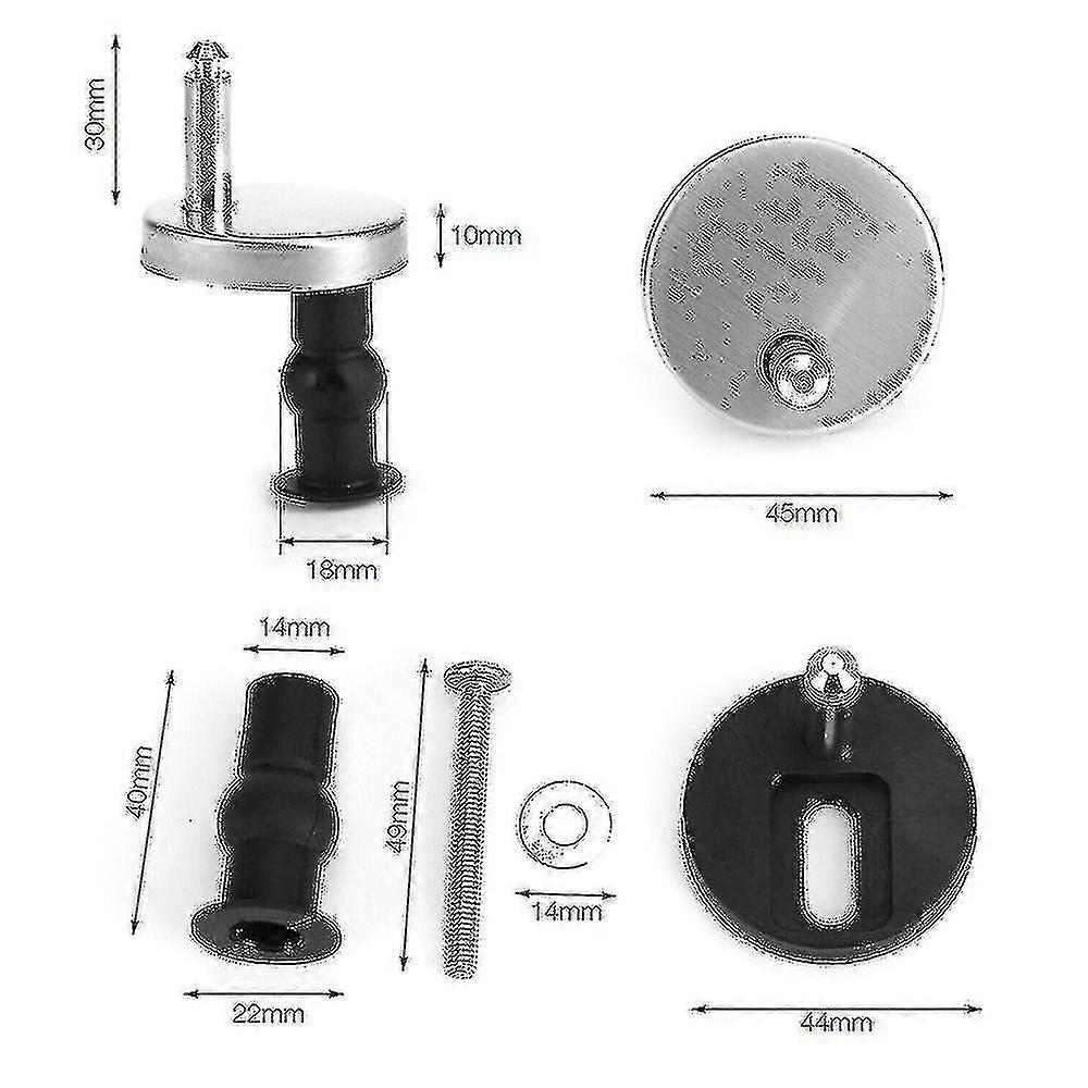 Fix Wc Toilet Seat Hinge Fittings Quick Release Hinges Kit