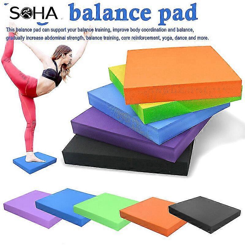 Balance Foam Pad Yoga Mat Exercise Non-slip Waterproof Soft For Fitness Training