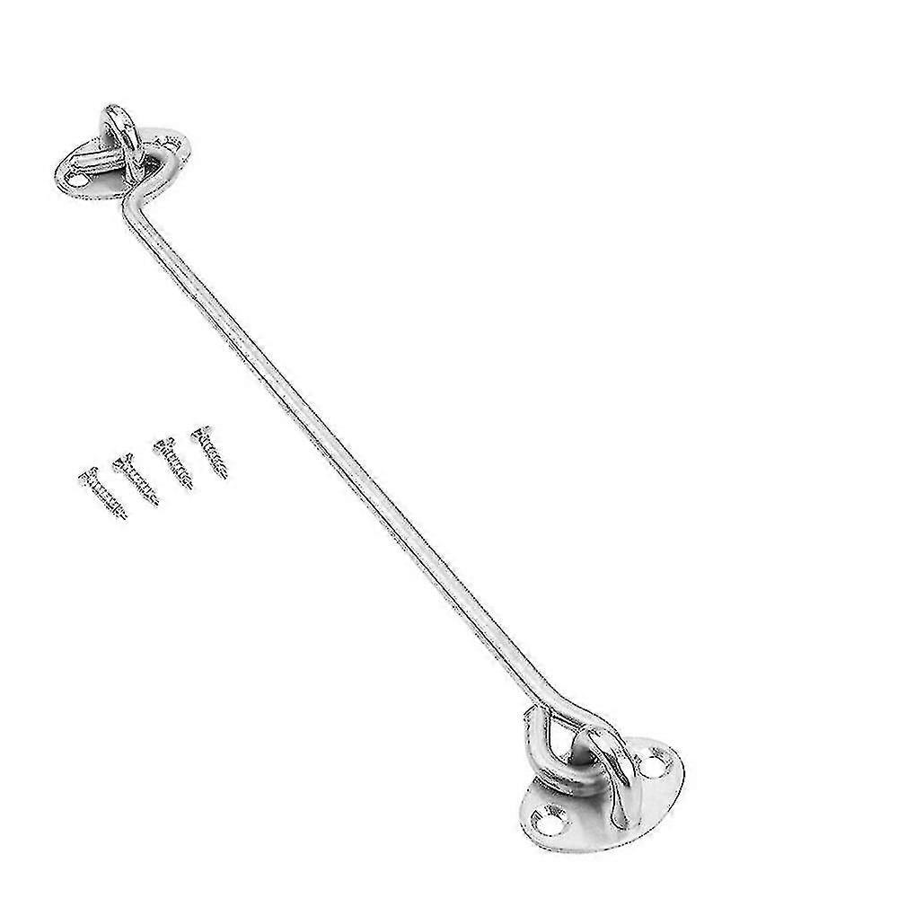 亜鉛メッキ鋼フックとアイドアラッチエクストラロング40cm 16 "ウィンドウゲートロックシェッドキャビン