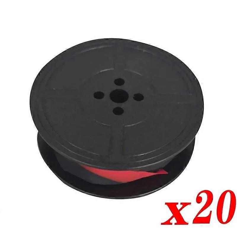 GR24BR Typewriter Carbon Ribbon Holder GR24 Universal Twin Spool Calculator Ribbon Calculator Ribbon Adding Machine (Black/Red)